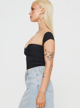 Larisha Off The Shoulder Top Black