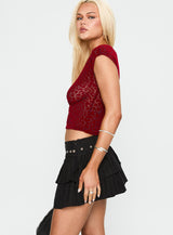 Nova Top Maroon