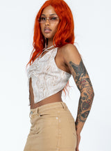 Kensington Top Beige