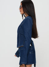 Countryside Long Sleeve Top Denim