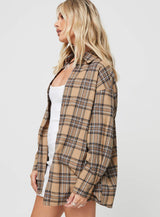 Tollen Shirt Beige Check