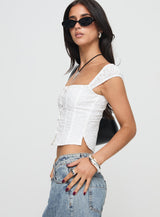 Jenalee Top White