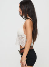 Macchiato Halter Top Cream