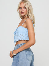 Flicker Top Blue