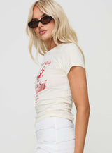Let's Have A Dirty Martini Tee White