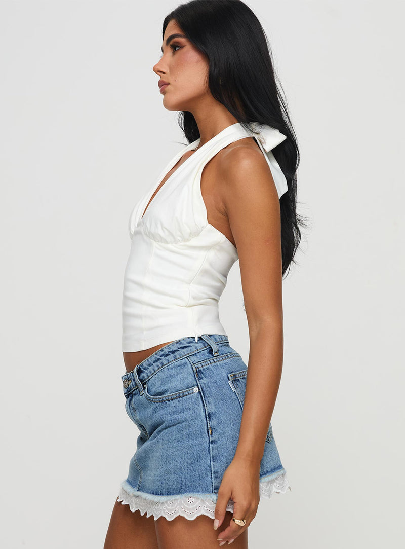 Coralina Top White