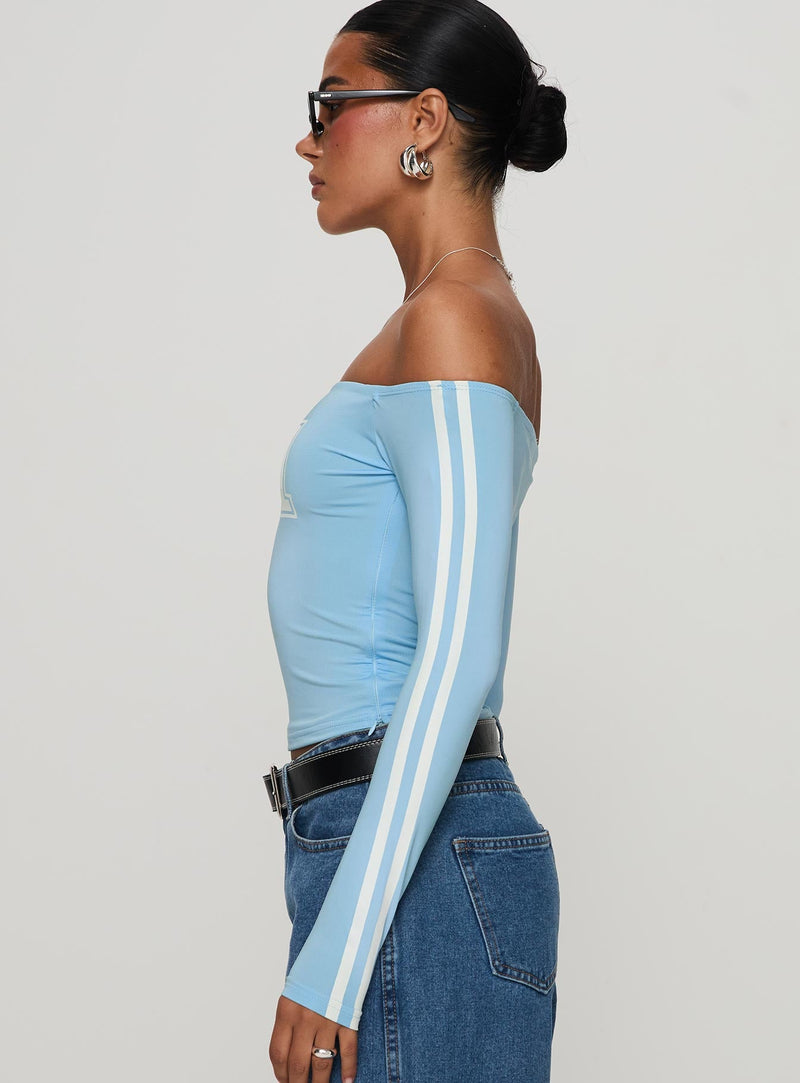 One And Only Long Sleeve Top Blue