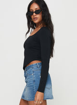 Inca Long Sleeve Top Black