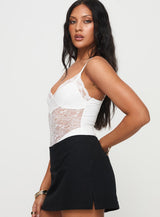 Verbena Bodysuit White