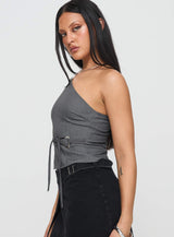 Sayaka Top Charcoal