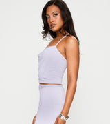 Bonus Points Top Lilac