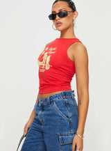 Pacific Royal Tank Top Red