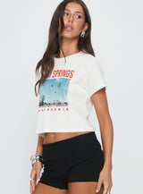 Destination Of Choice Graphic Top White
