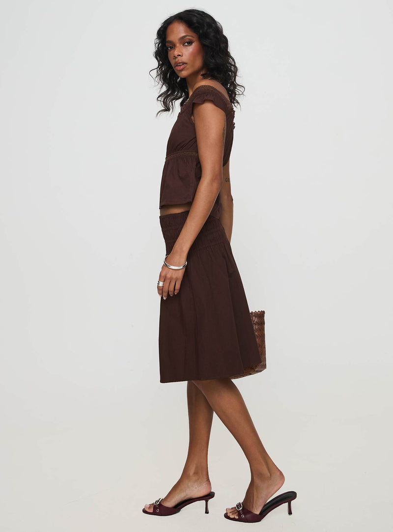 Gapita Top Brown