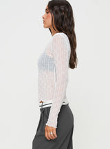 Macgraw Long Sleeve Top White