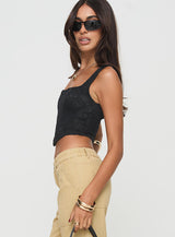 Bonney Corset Top Black