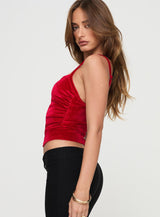 Say It Loud Top Red