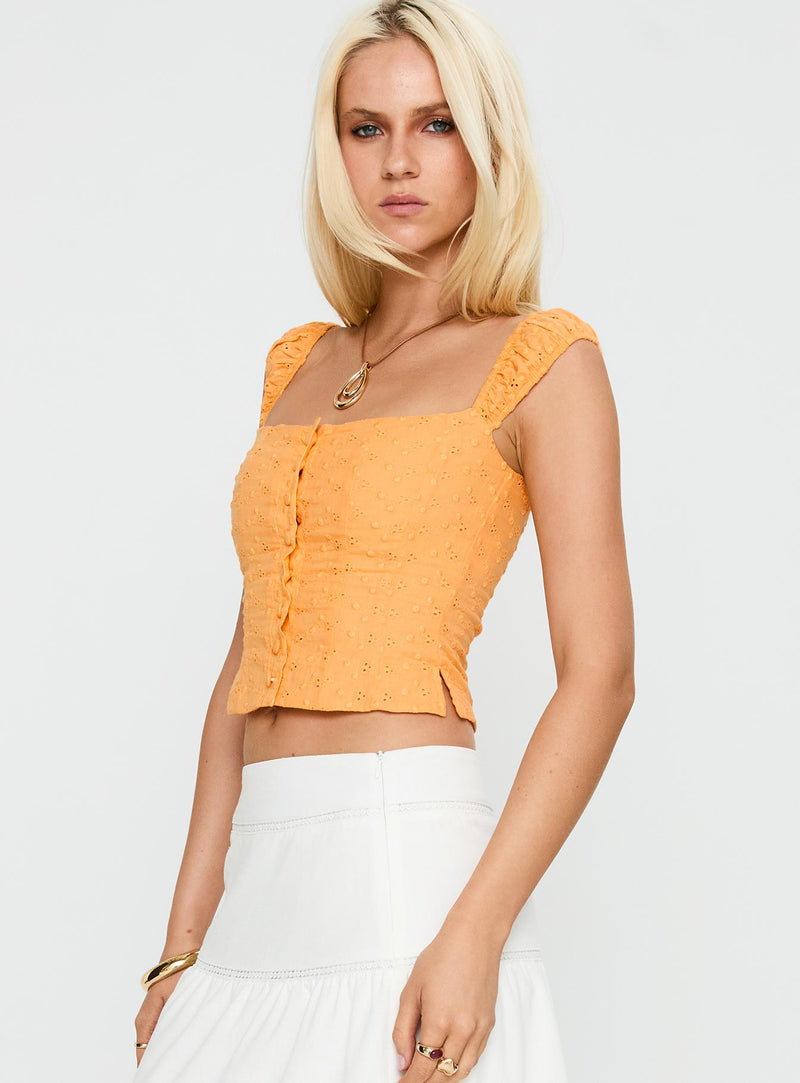 Jenalee Top Orange