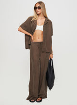 Tranquilis Shirt Brown