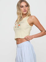 Music In The Park Tank Top Cream