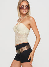 Luciella Lace Top Cream