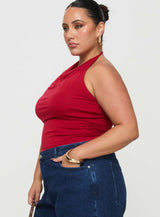 Imposter Top Cherry Red Curve