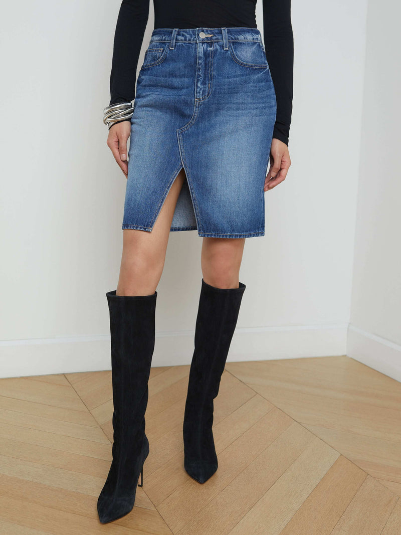 Tylee Denim Skirt