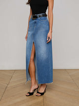 Rysa Denim Maxi Skirt