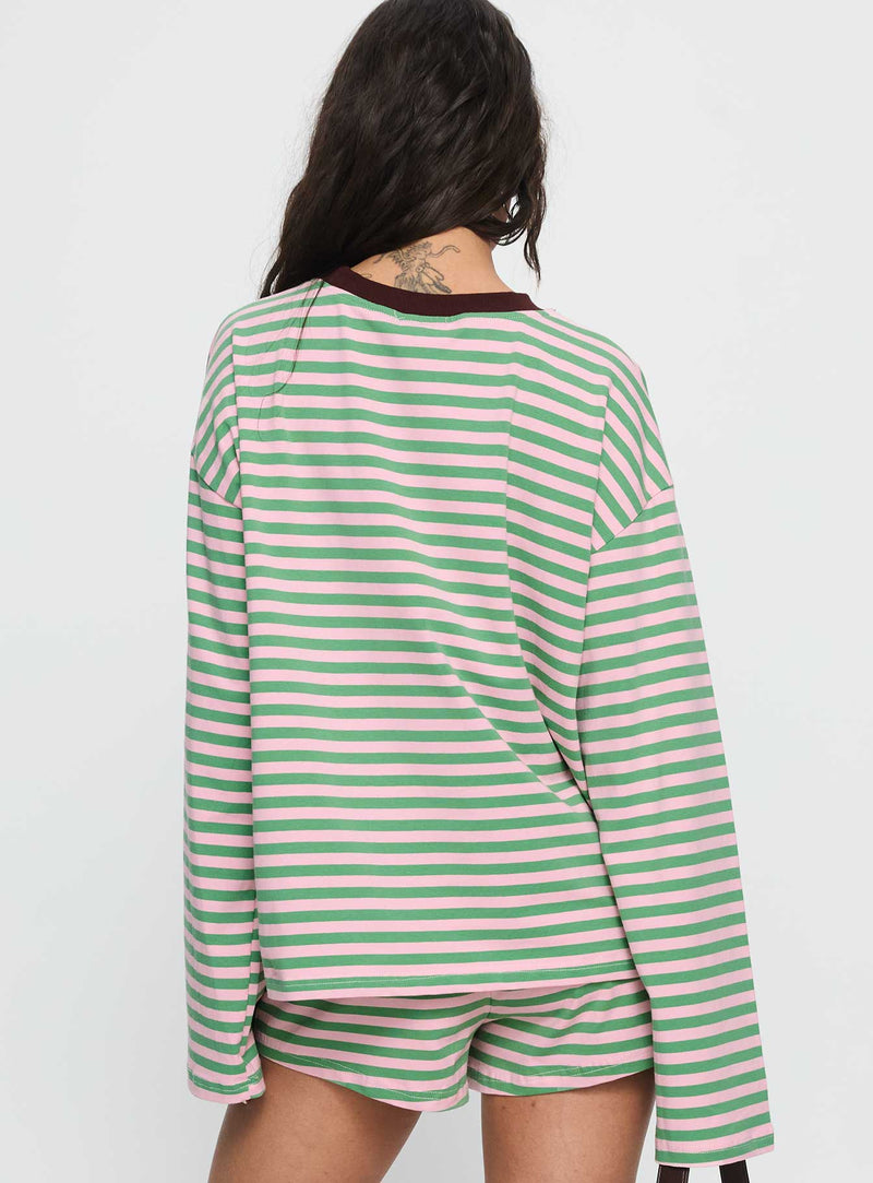 New Plans Long Sleeve Top Multi