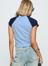 South West Sports Graphic Top Blue