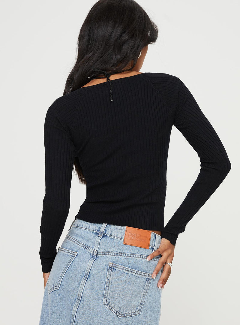 Mavins Long Sleeve Top Black