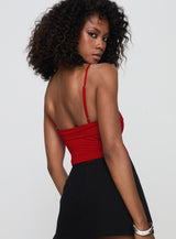 Lilani Bodysuit Red
