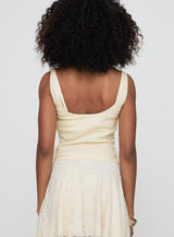 Delilah Top Ivory
