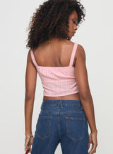 Langston Top Pink