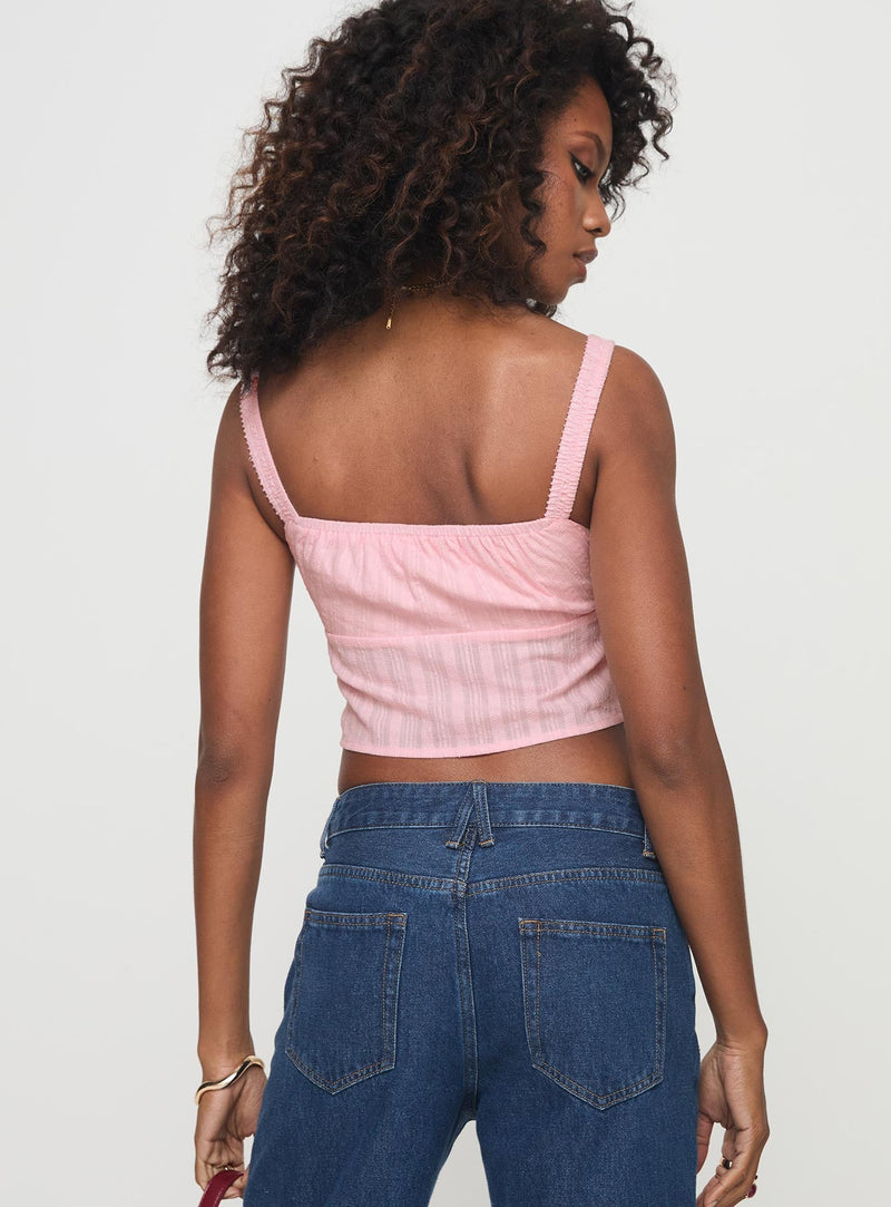 Langston Top Pink