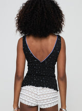 Comfrey Top Black