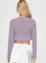 Fazio Top Long Sleeve Purple