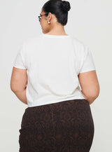 Micah Tee White Curve