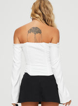 Avaah Off The Shoulder Top White