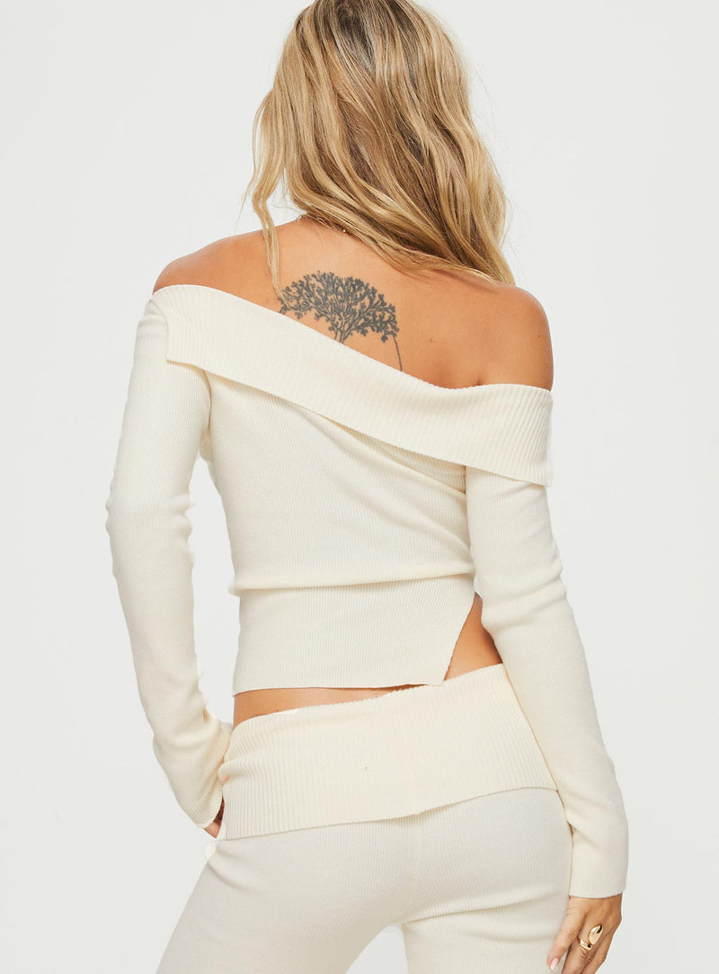 Macallan Long Sleeve Top Cream
