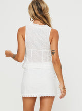 Mavie Broderie Set White
