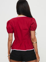 Ryota Blouse Red/pink
