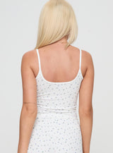 Take On Me Rib Top Floral