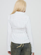 Aldgate Long Sleeve Top White