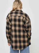Waver Shirt Black / Orange Check