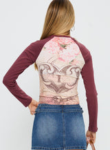 Lock and Key Long Sleeve Top Multi