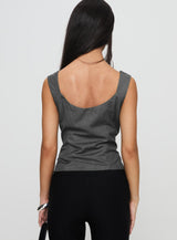 Desni Top Grey