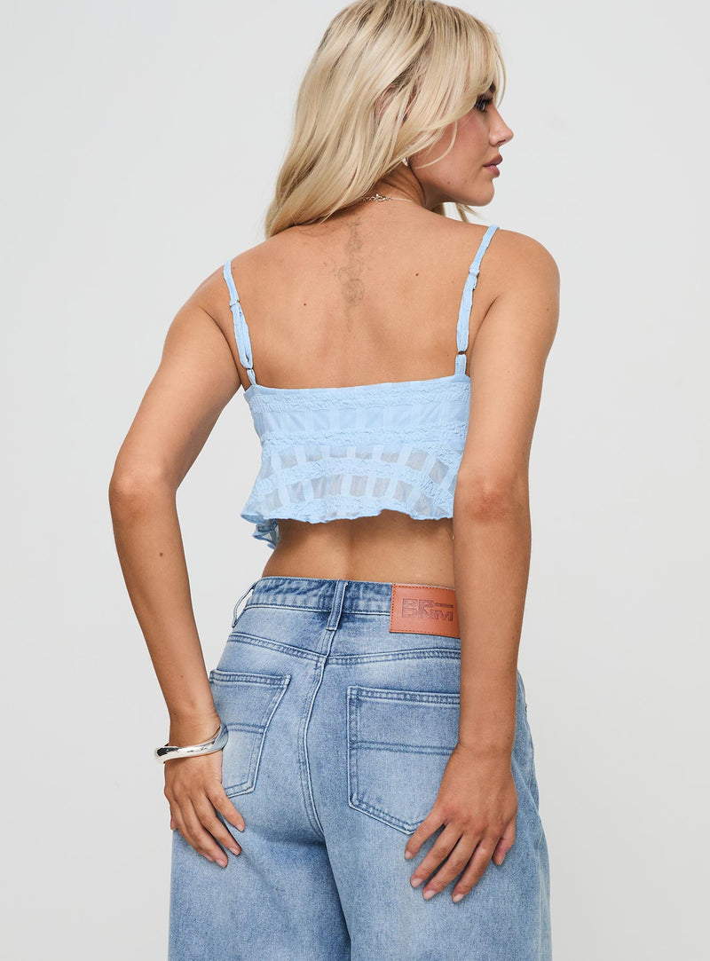 Flicker Top Blue