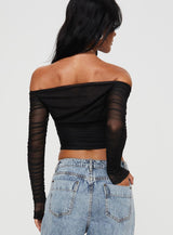 Hartford Off The Shoulder Top Black