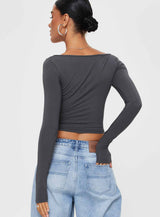 Moylan Long Sleeve Top Grey